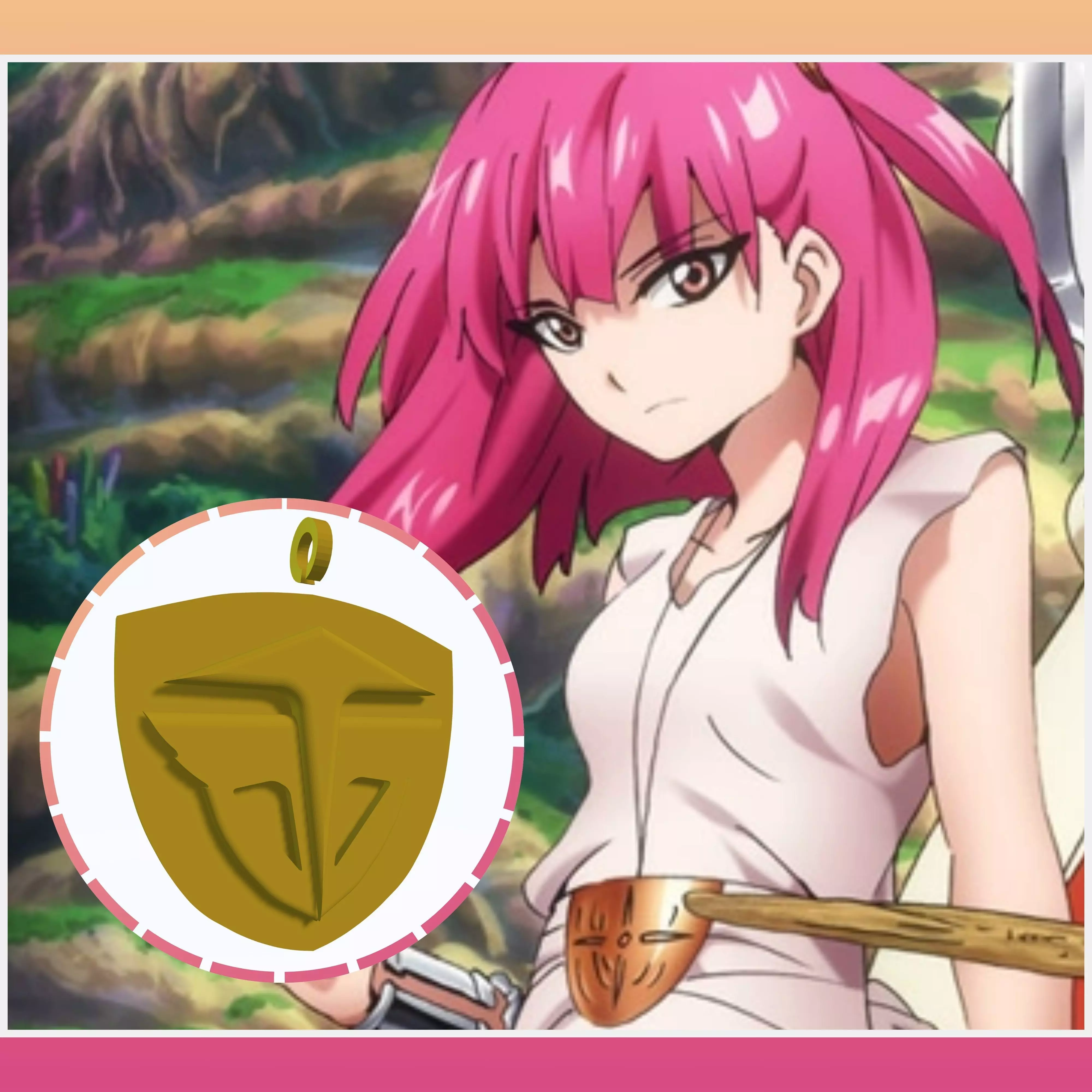 Morgiana Necklace 3D print model_0