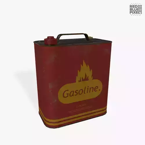 Gasoline Can Low-poly 3D model