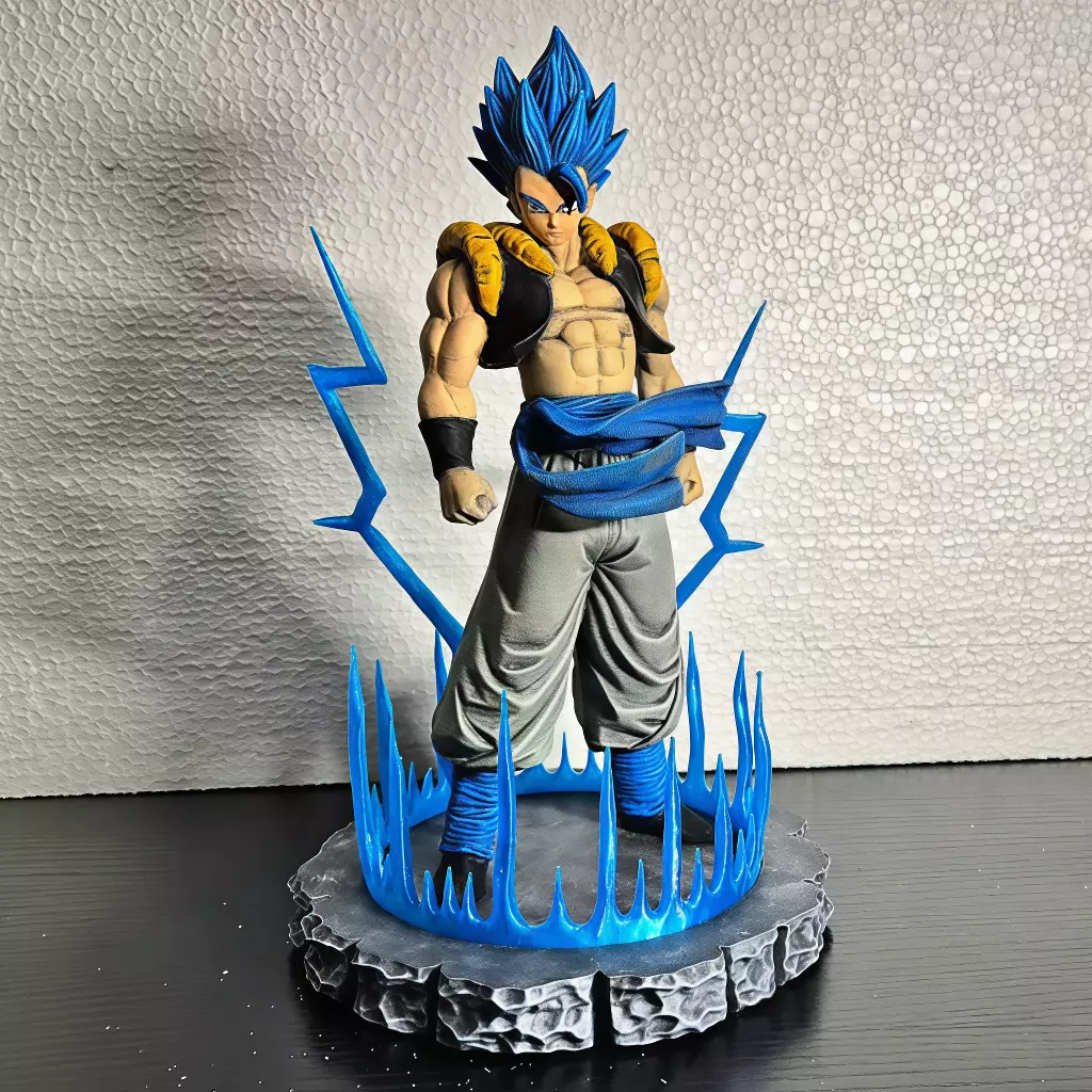 Gogeta SSJ Blue with FX Dragonball 3D print model