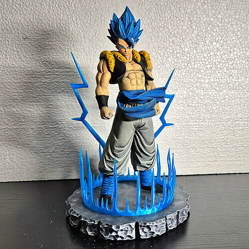 Gogeta SSJ Blue with FX Dragonball 3D print model