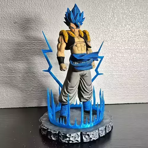 Gogeta SSJ Blue with FX Dragonball 3D print model