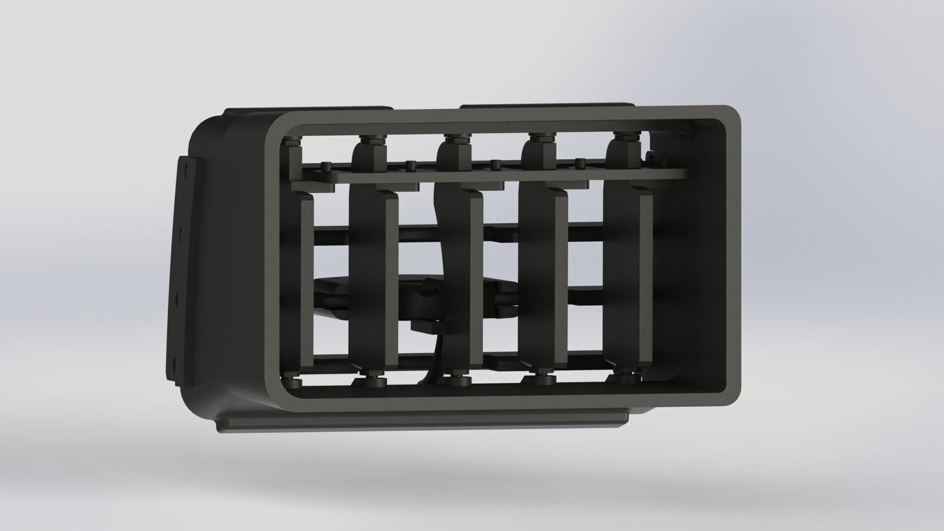 Honda Civic EK AC vents 3D print model_5