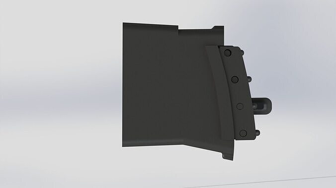 Honda Civic EK AC vents 3D print model 5