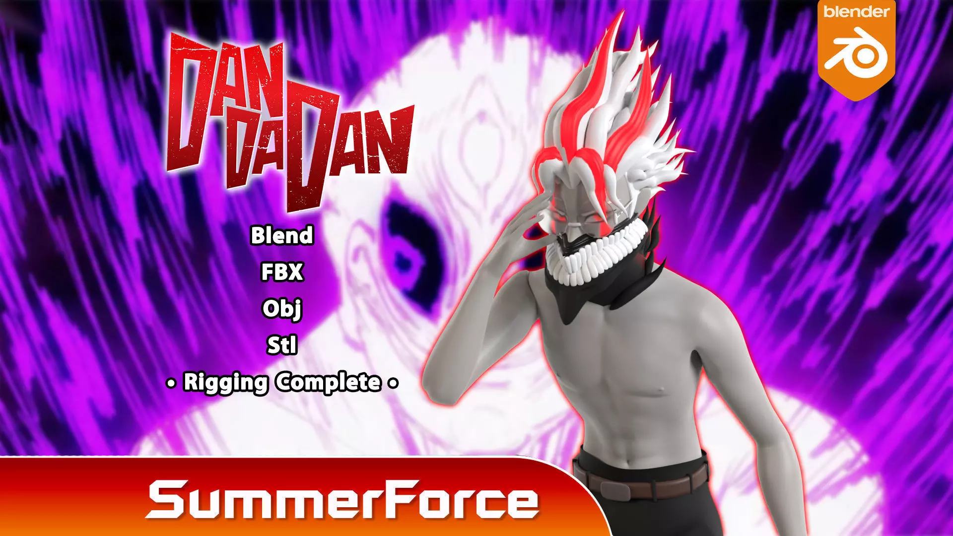 Okarun Turbo Granny Form - Dandadan SS2 3D model_0