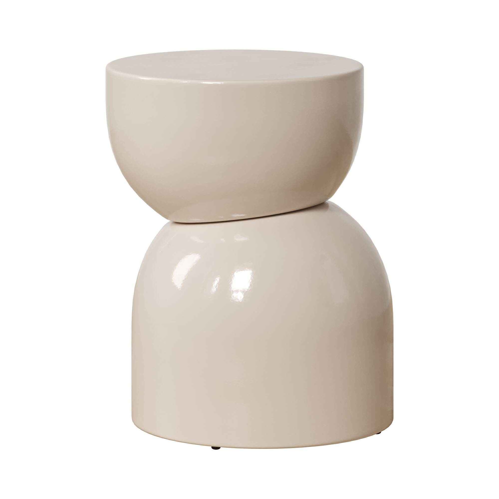 Round Side Table Gigi 3D model_1