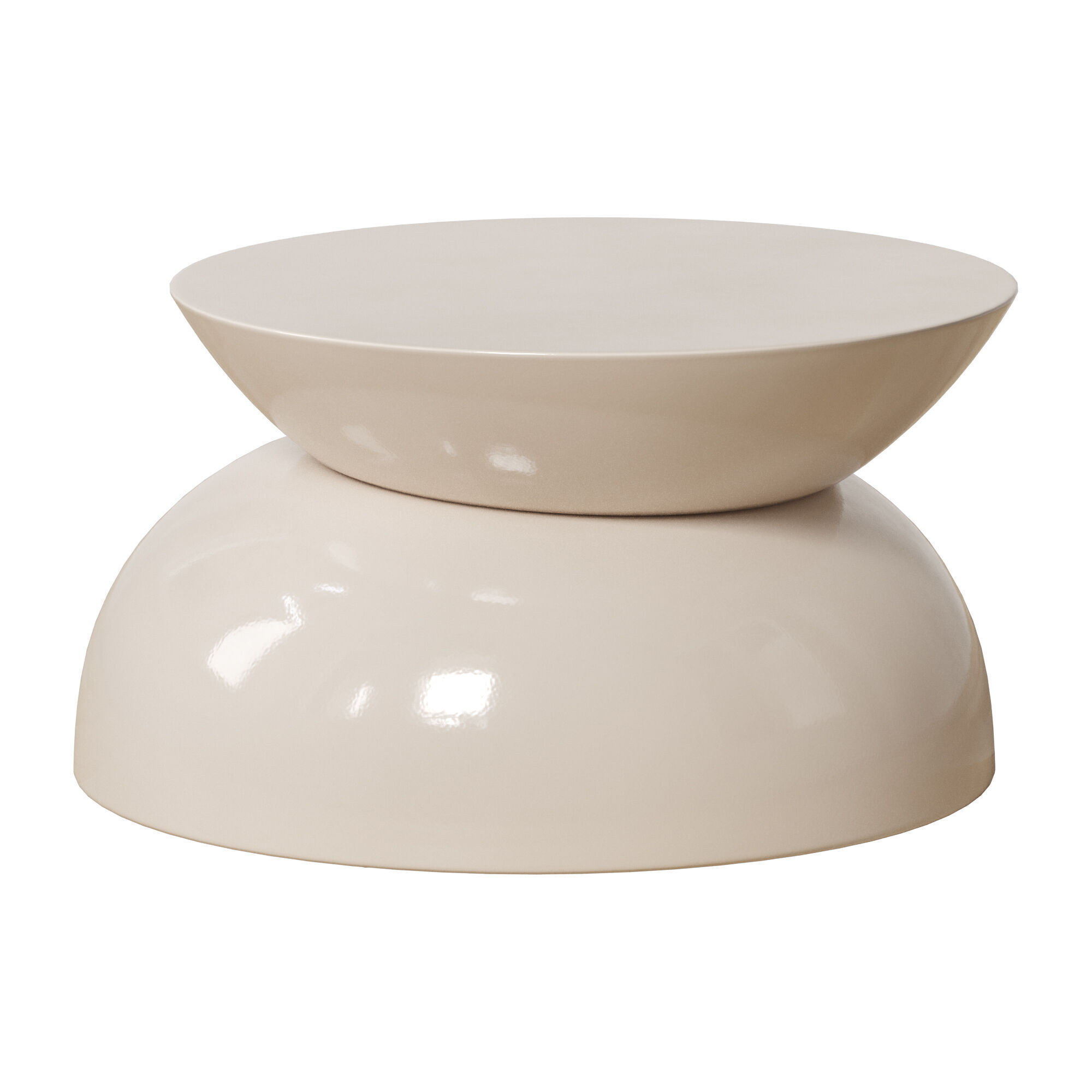 Round Side Table Gigi 3D model_2