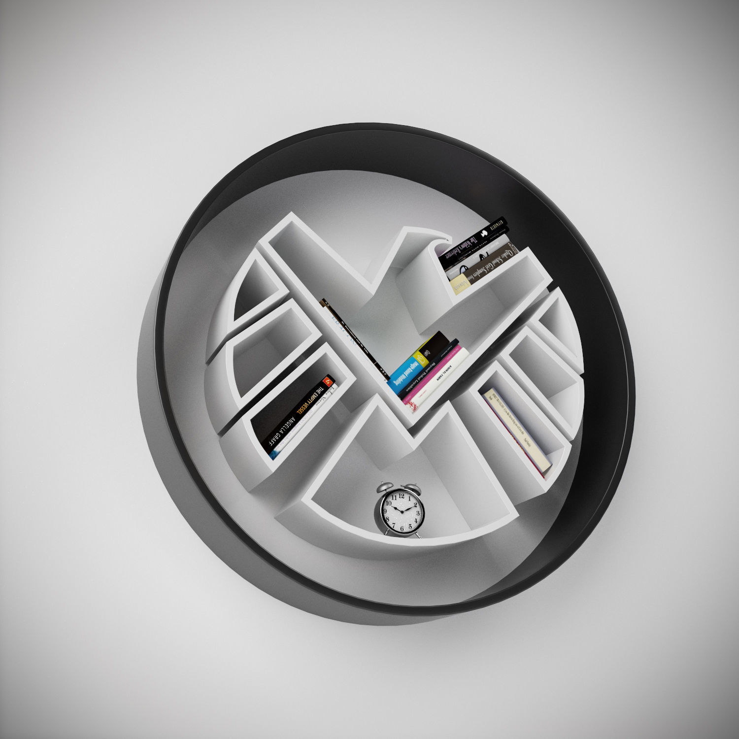 Bookshelf Marvel  3D model_2