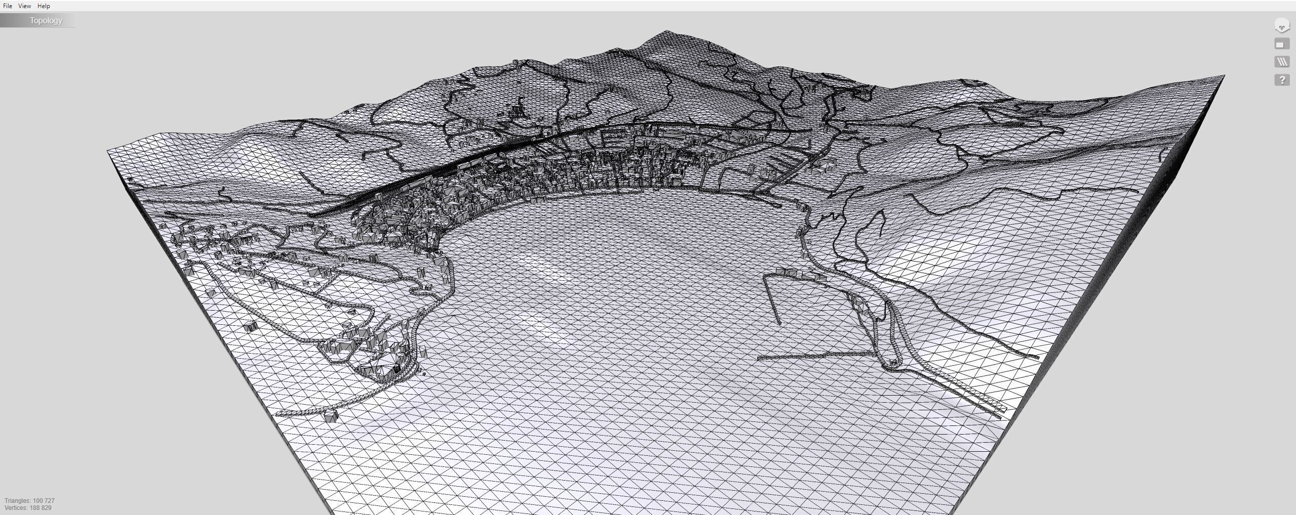 Cityscape Sapri Italy 3D model_12