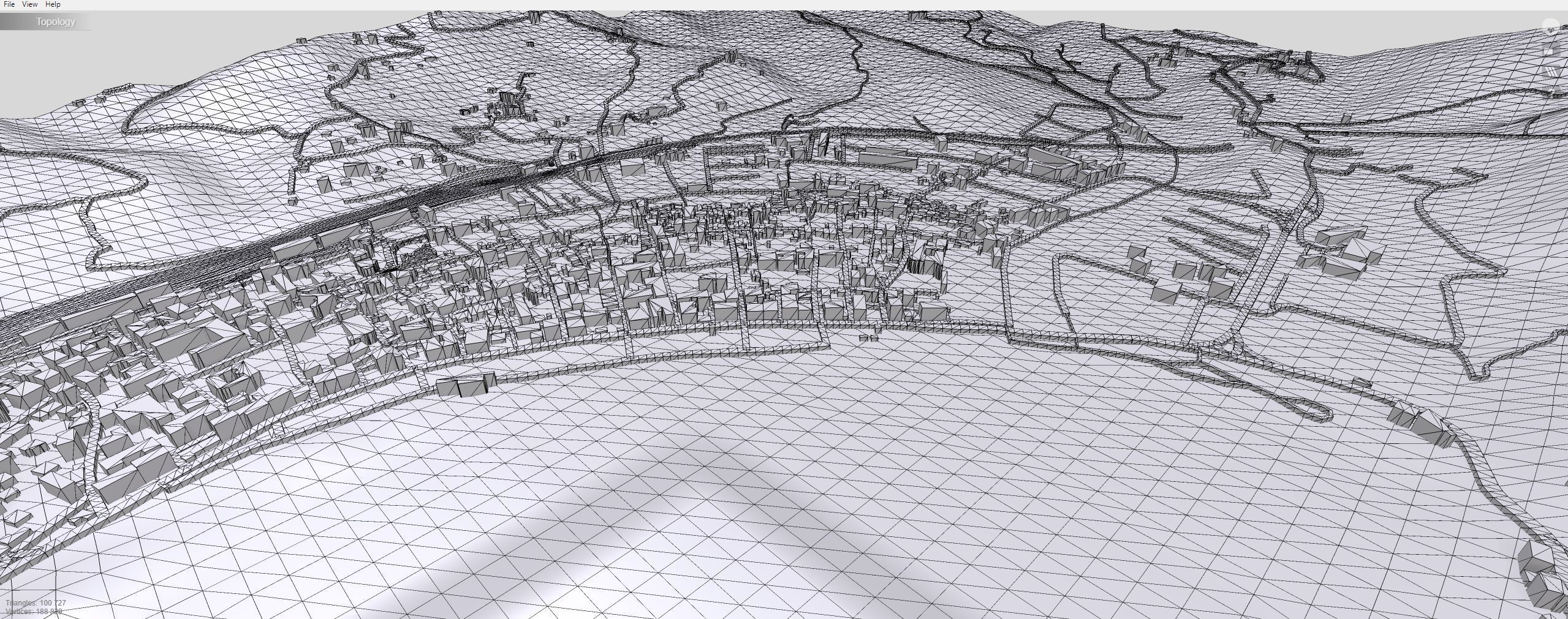 Cityscape Sapri Italy 3D model_14