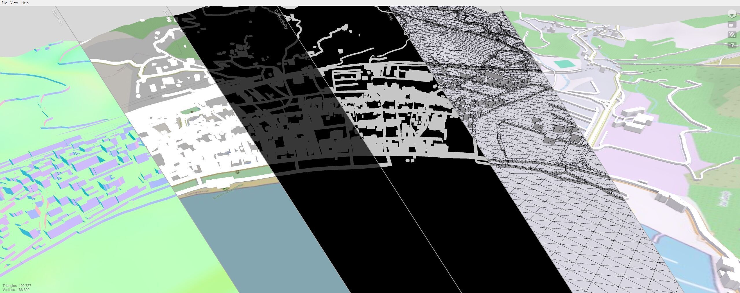 Cityscape Sapri Italy 3D model_13