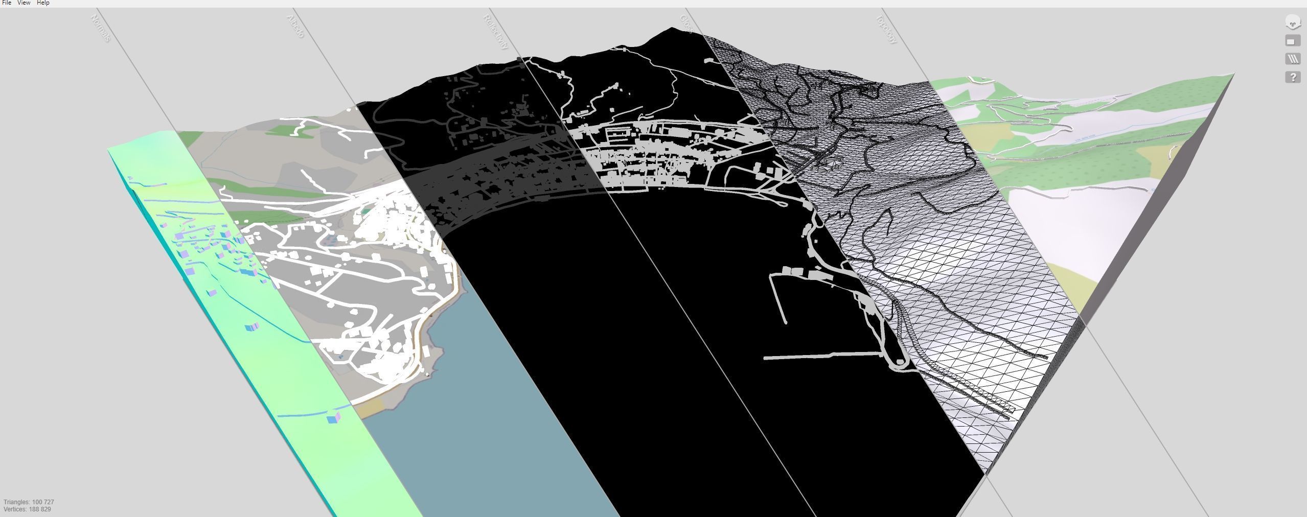 Cityscape Sapri Italy 3D model_11