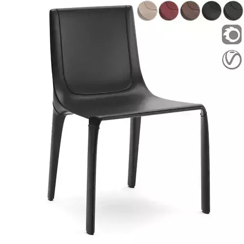 Manta Chair without Armrest 3D model