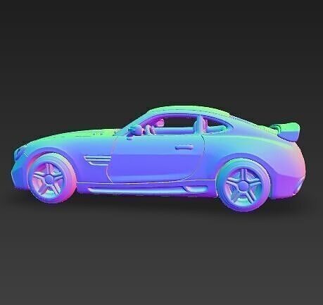 Mercedes AMG GT S A 3D model 5
