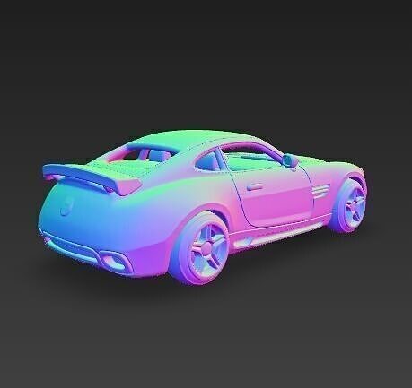 Mercedes AMG GT S A 3D model 3