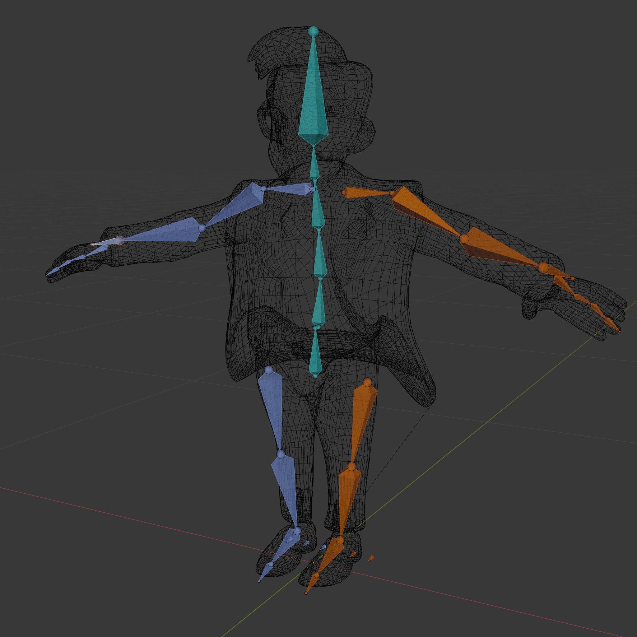 Charming Animated Businessman D Model  Rigged and Animated Low-poly 3D model_5