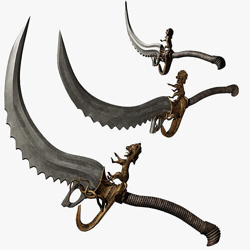 PrincePersia Warrior Within 2 Sword Lion Free 3D model