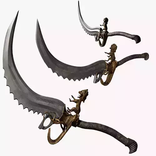 PrincePersia Warrior Within 2 Sword Lion Free 3D model