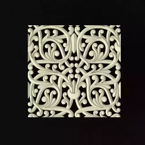 Central decor ornament for furniture