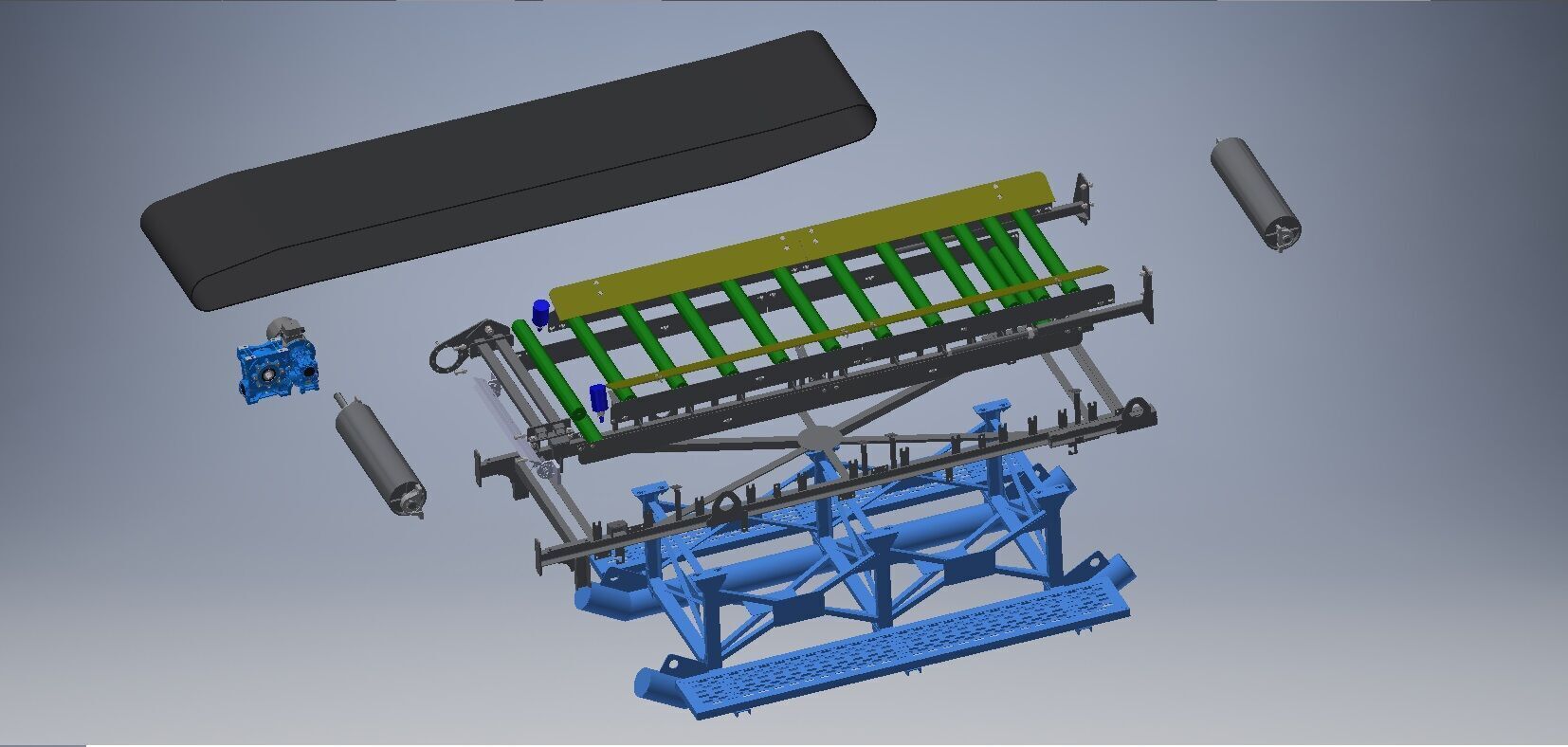 Conveyor belt 3d model 3D model_10