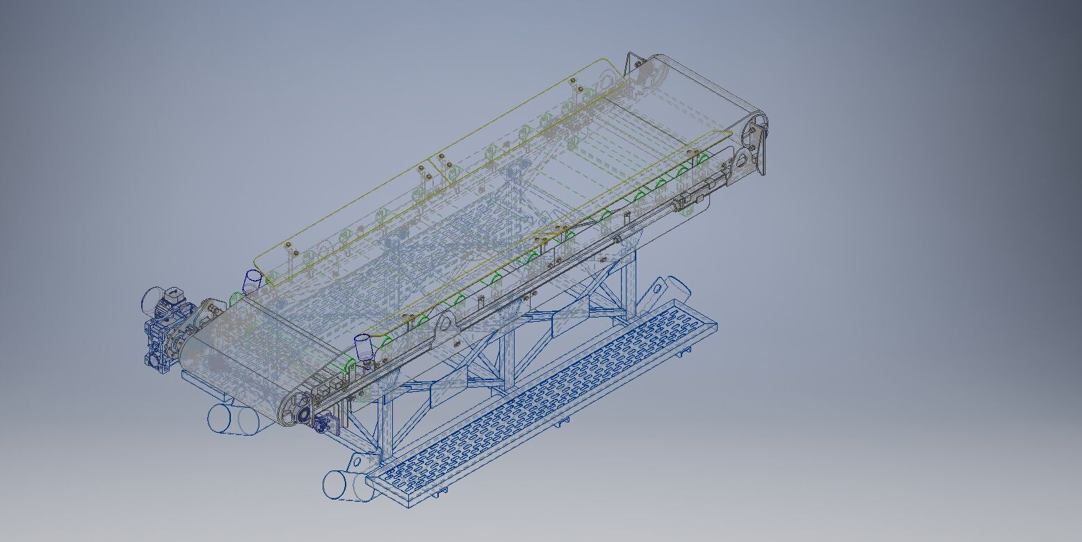 Conveyor belt 3d model 3D model_8