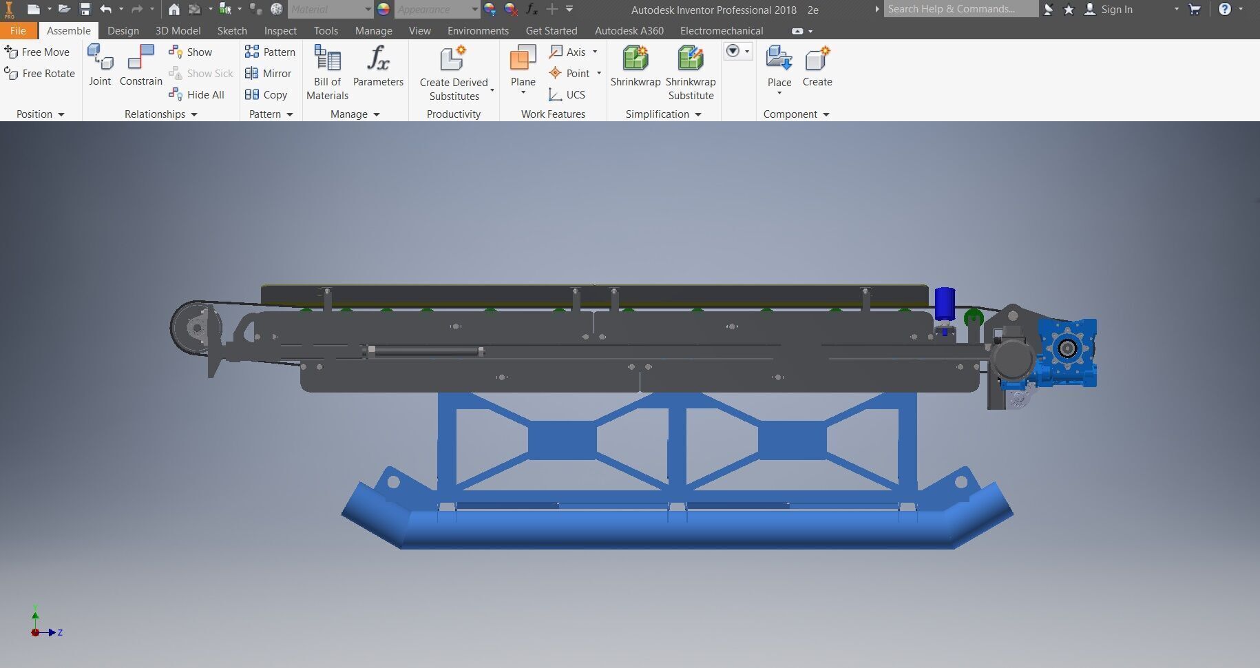 Conveyor belt 3d model 3D model_13