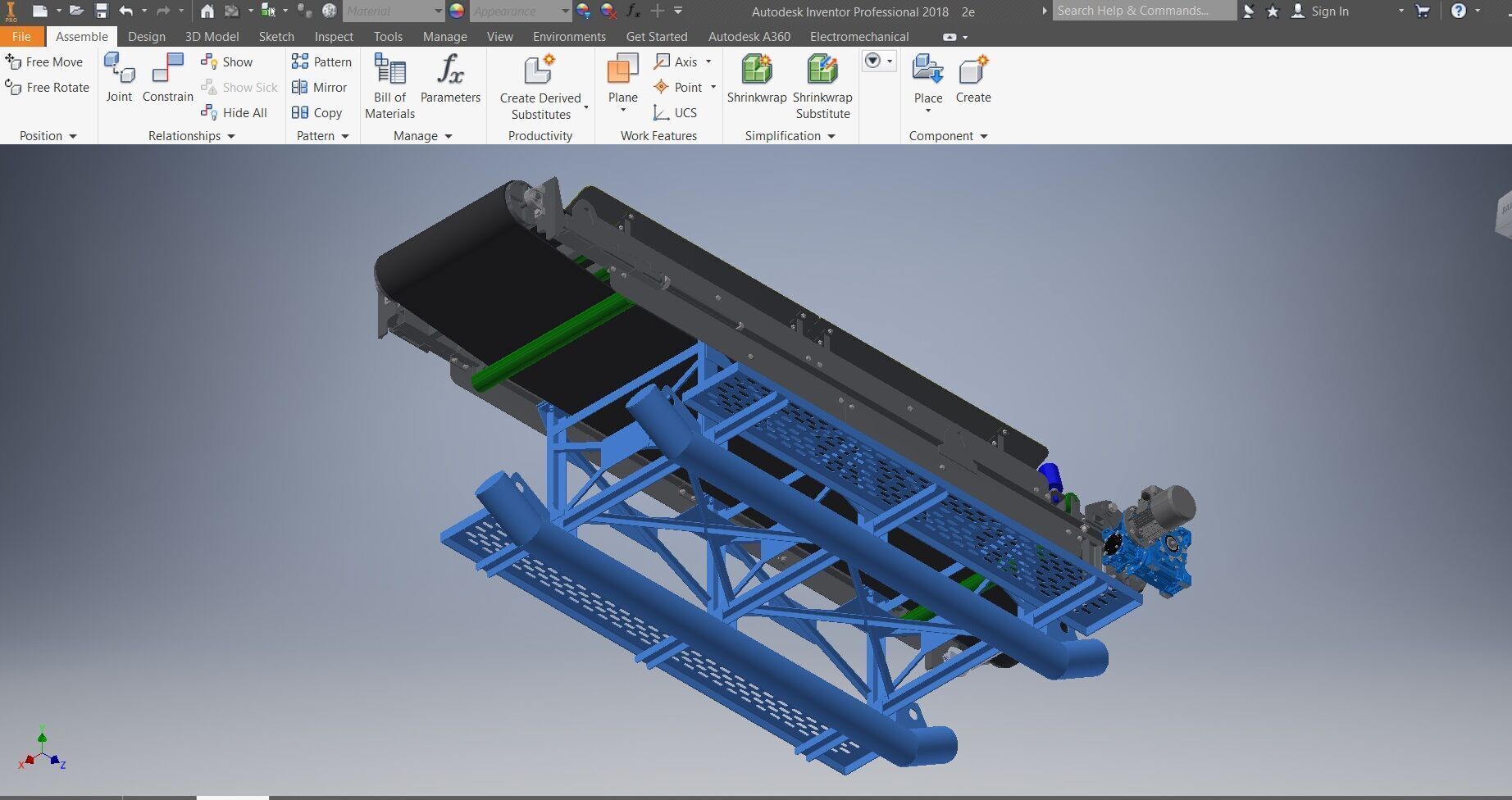 Conveyor belt 3d model 3D model_17
