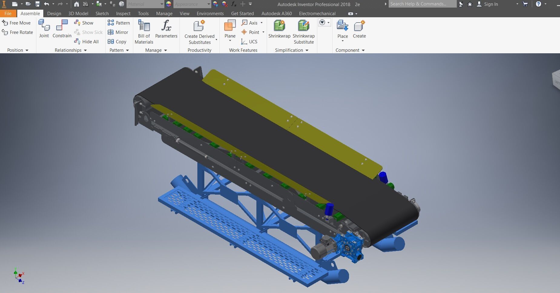 Conveyor belt 3d model 3D model_15