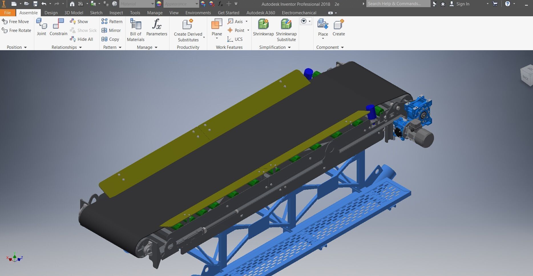 Conveyor belt 3d model 3D model_4