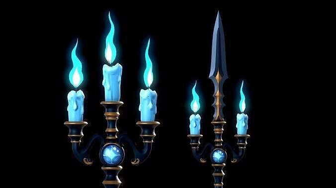 Spear  Low-poly 3D model