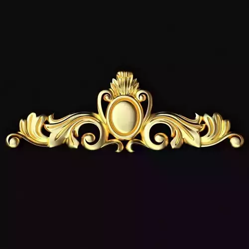 Central decor ornament for furniture