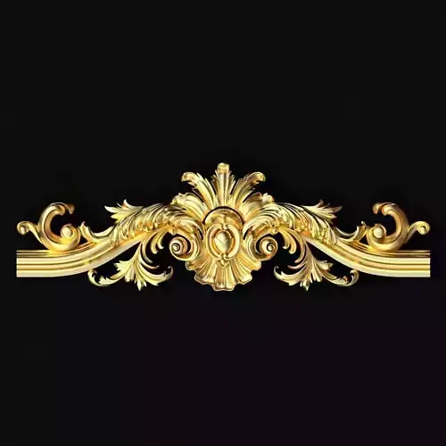 Central decor ornament for furniture