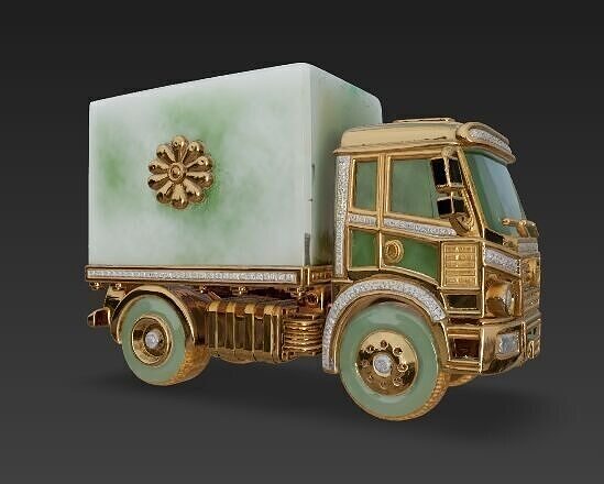 Artistic Luxury Pickup Truck 3D model 2