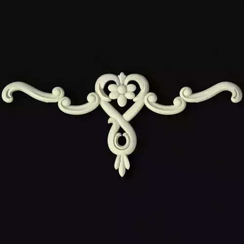 Central decor ornament for furniture