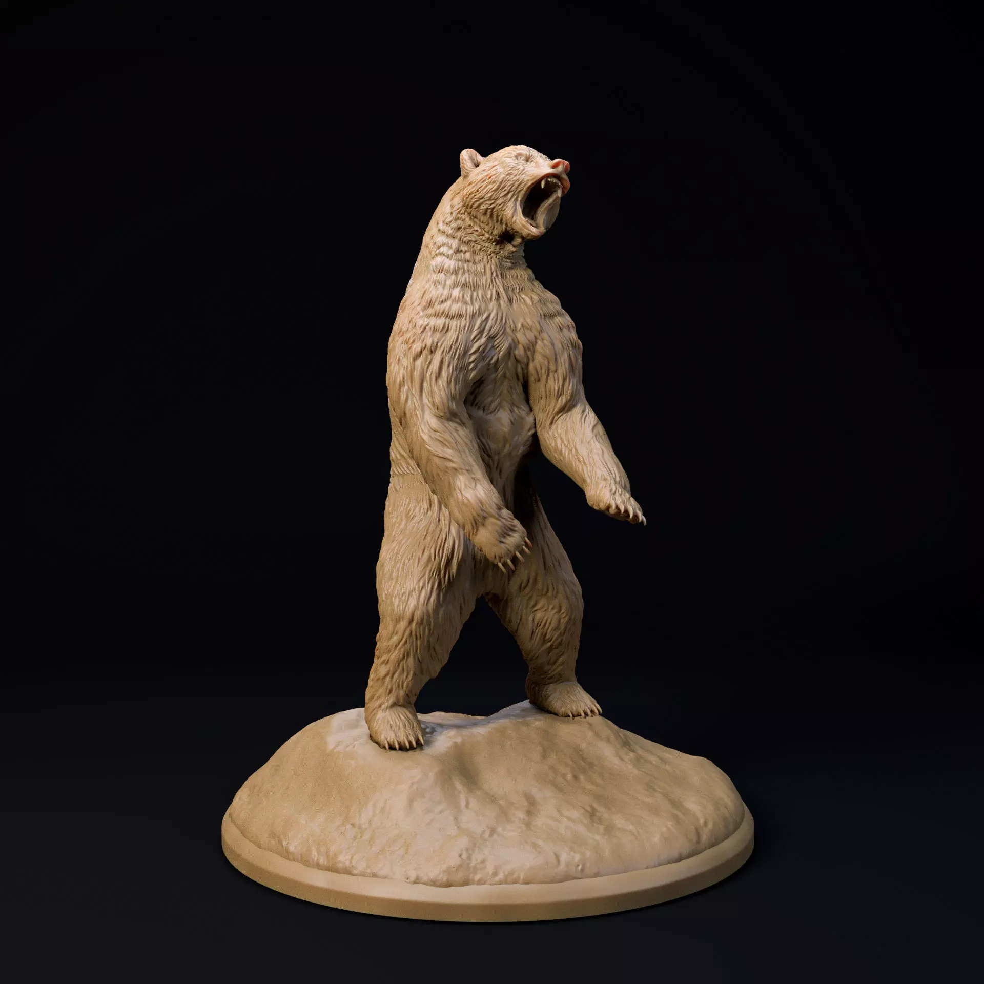 Arctodus Simus 32mm scale pre-supported animal 3D print model_0