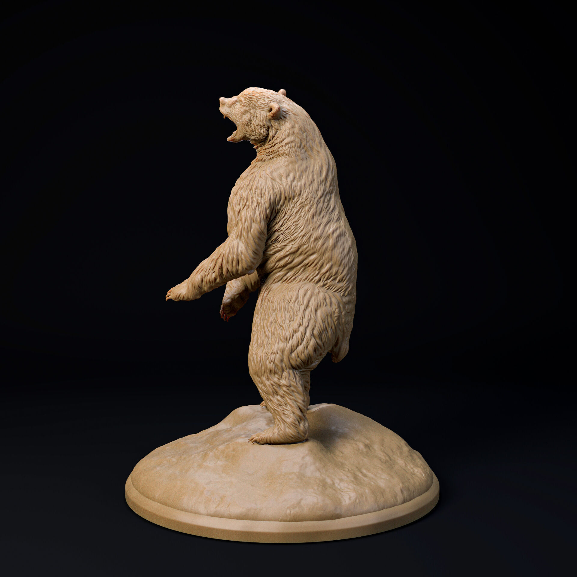 Arctodus Simus 32mm scale pre-supported animal 3D print model_2