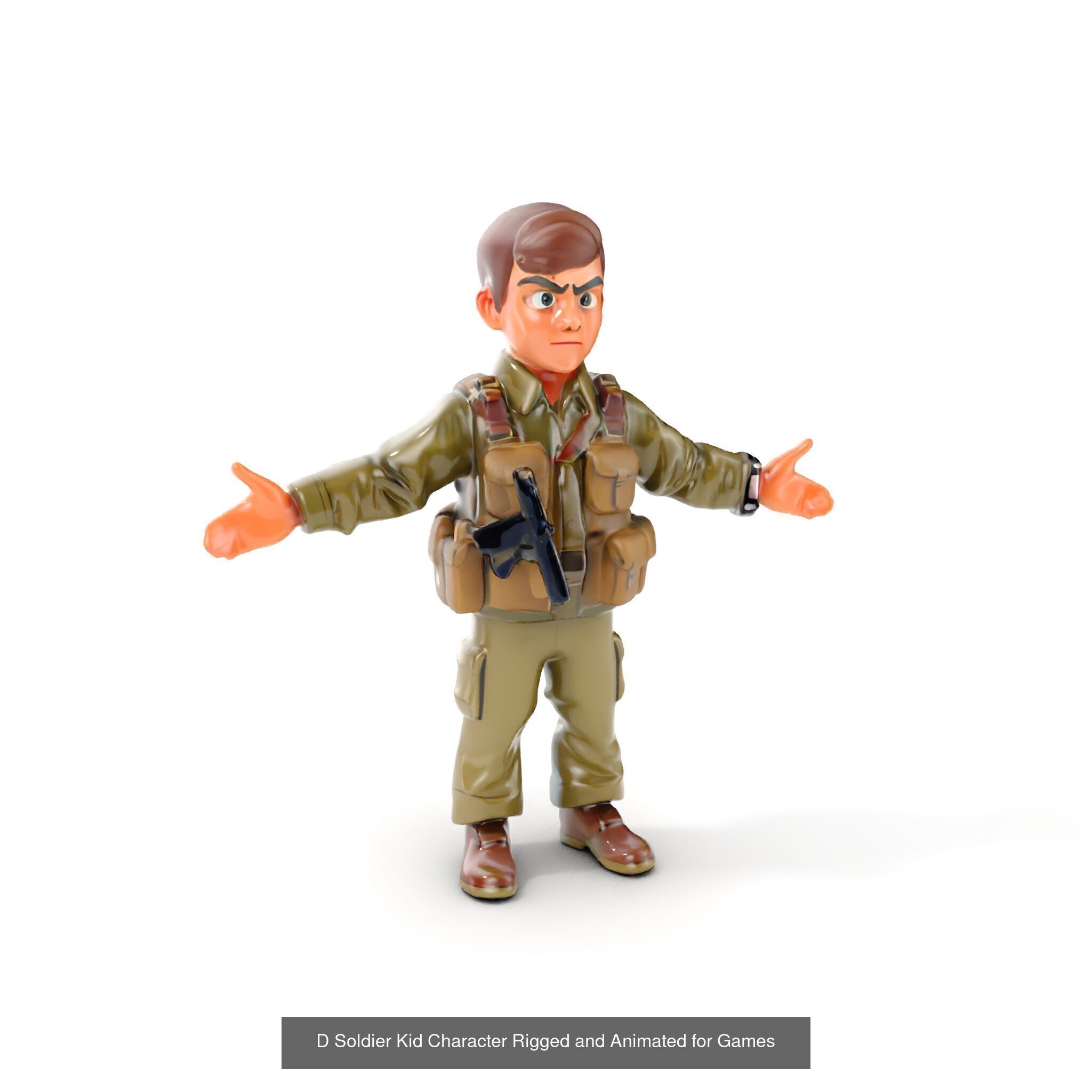 Precise WWII Plastic Soldier Models 3D Model Collection_18