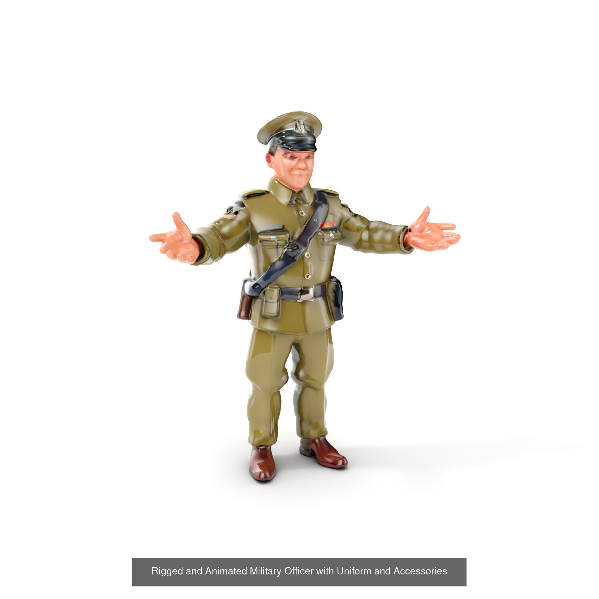 Precise WWII Plastic Soldier Models 3D Model Collection_15