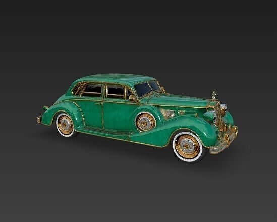 Classic Luxury Car 3D model 2