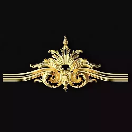 Central decor ornament for furniture