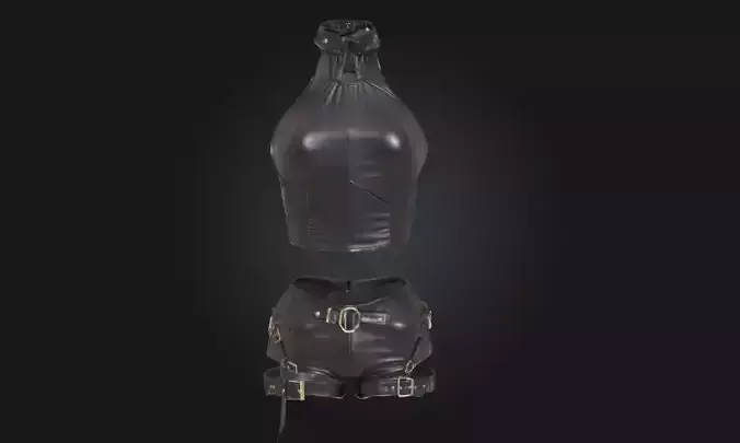 Gothic Attire Set Dark Fashion Ensemble