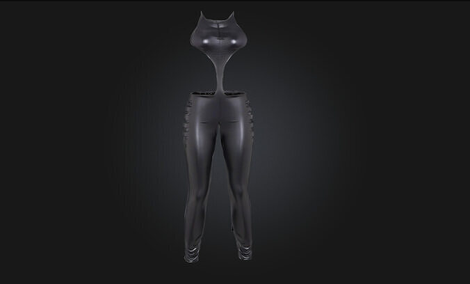 Invisible Glamour Stylized Apparel Model for Fantasy 3D model