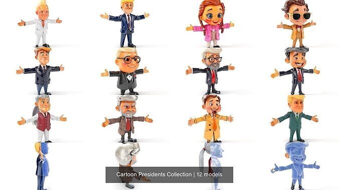 Cartoon Presidents Collection 