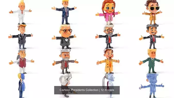 Cartoon Presidents Collection 