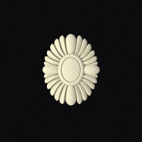 Central decor ornament for furniture Free 3D model