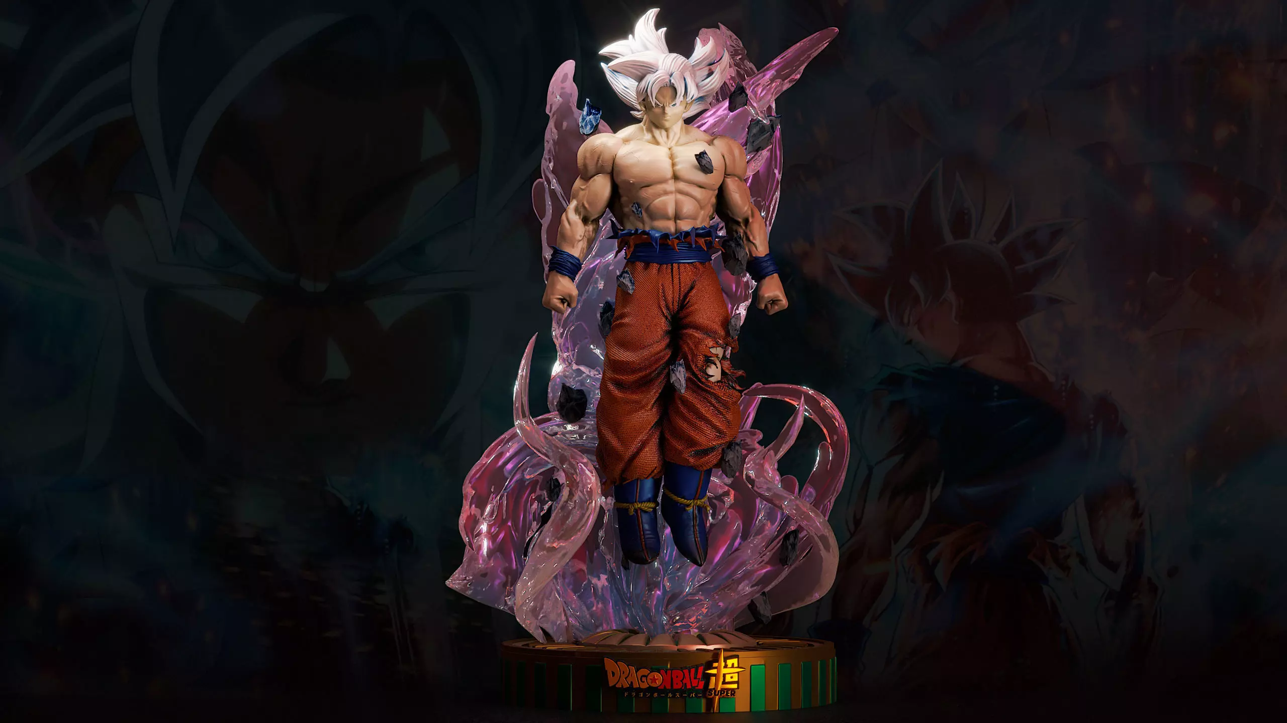 GOKU ultrainstinto dbz 3D print model_0