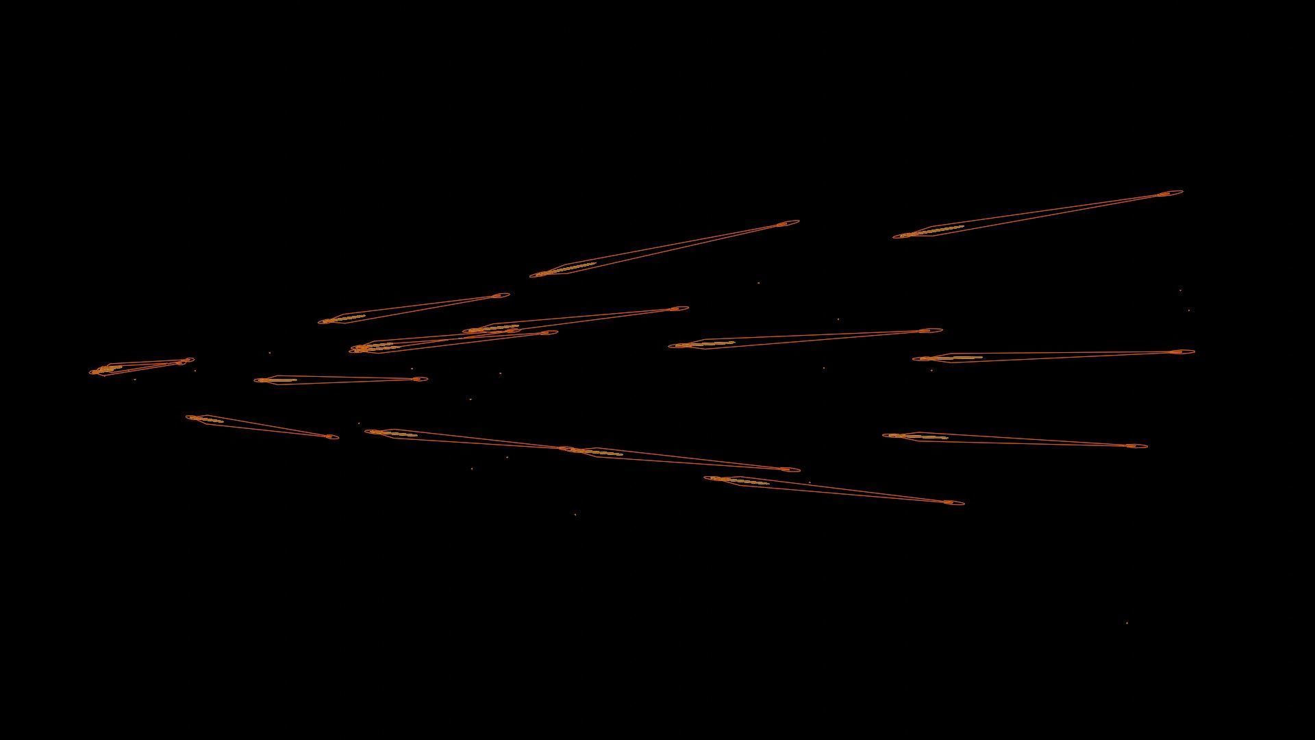 Sparks looping rigged animation Low-poly 3D model_5