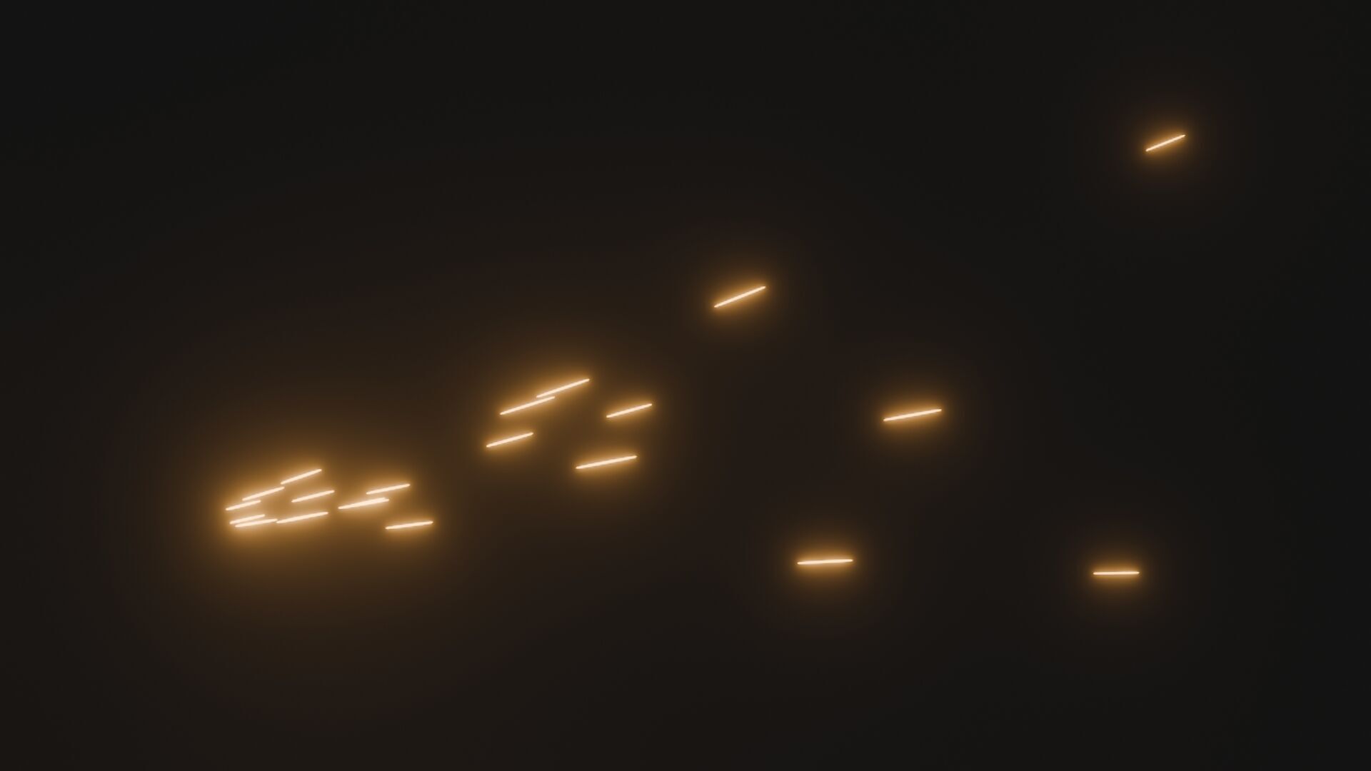 Sparks looping rigged animation Low-poly 3D model_7