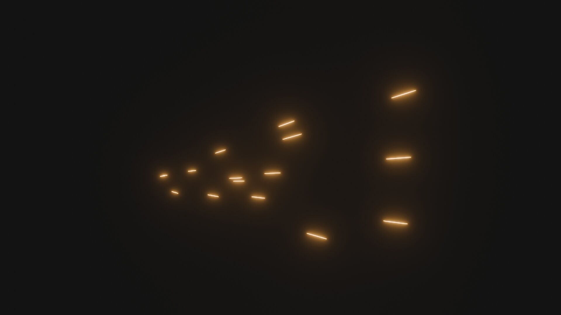 Sparks looping rigged animation Low-poly 3D model_4