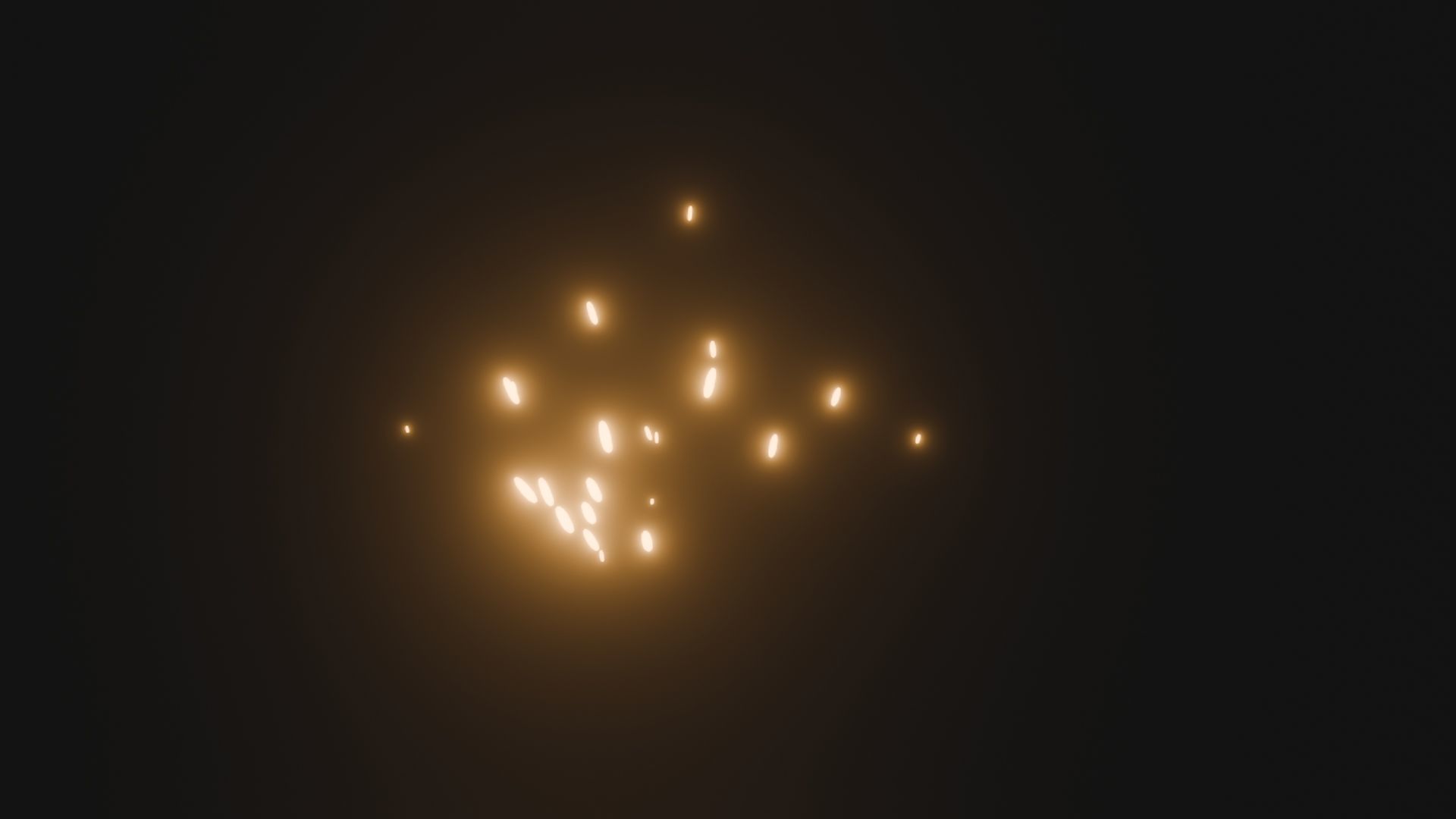 Sparks looping rigged animation Low-poly 3D model_3