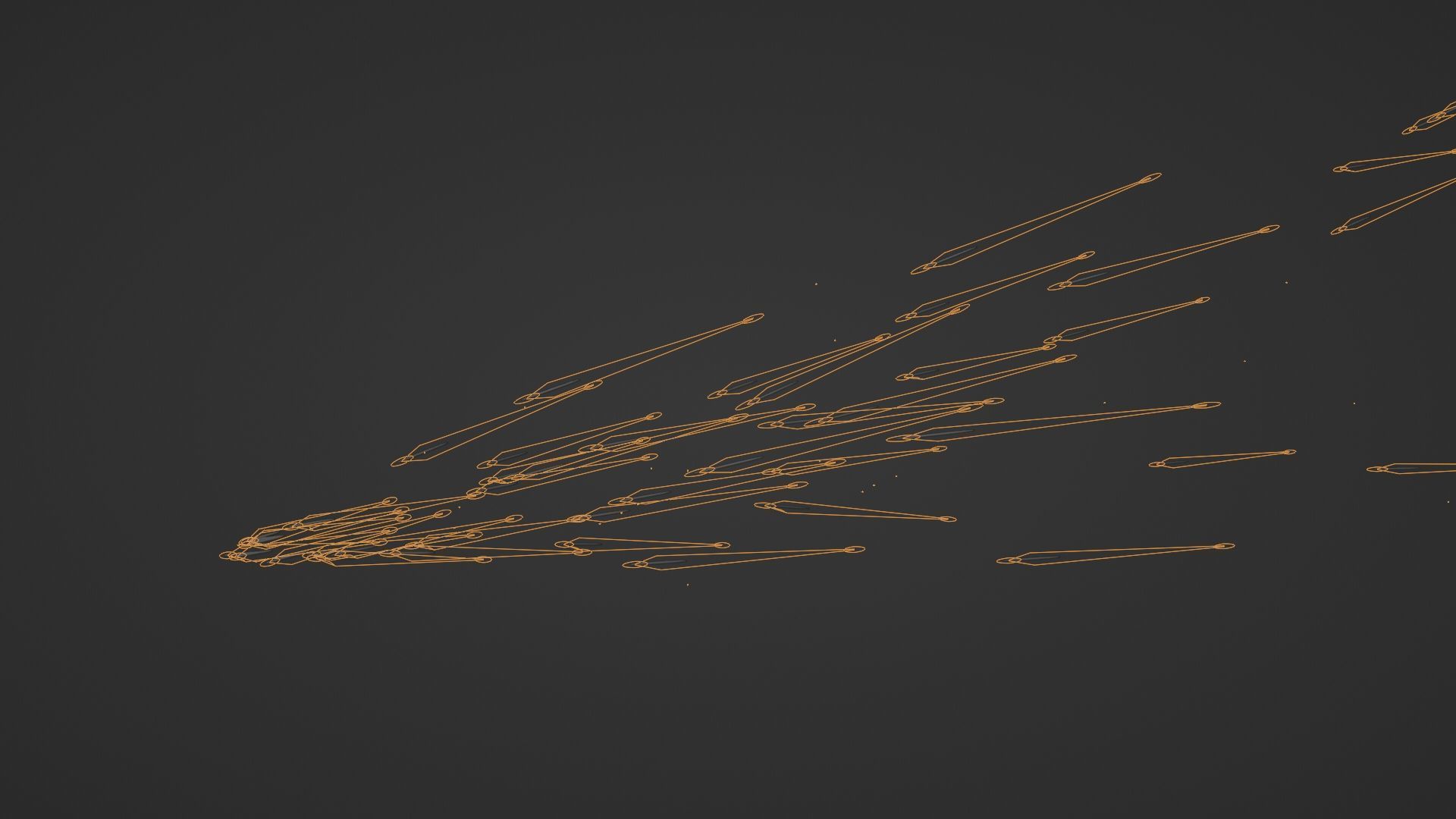 Sparks looping rigged animation Low-poly 3D model_8